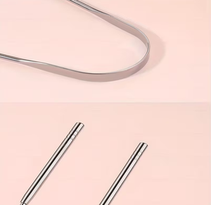 Limpiador de Lengua Reutilizable de Cobre Puro |   Herramienta Ecológica de Cuidado Bucal Ayurvédico |   Fabricante OEM - Product Image 6