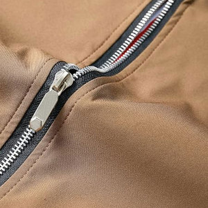 Nouvelle veste bomber en toile à col montant pour homme, manches longues, logo sur le devant, veste bomber écologique pour homme - Product Image 6