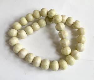 Cuentas de Piedra Preciosa de Jade Limón Natural Talladas en Forma de Calabaza, Hilo de Cuentas Sueltas de Piedra Amarilla para Fabricación de Joyas, Venta al por Mayor - Product Image 1