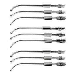 Manual Stainless Steel Dental Suction Cannula 4mm 6" Implant Sinus Surgical Instrument CE Certified Class I <b>Blush</b> Hospital - Product Image 1