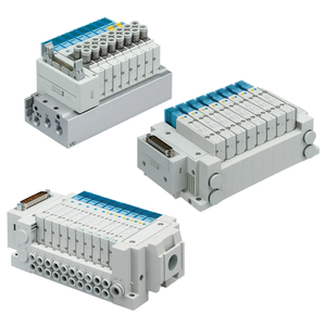 Vanne solénoïde pilotée à 5 ports SMC SY3000 SY5000 SY7000, type enfichable, vanne de commande directionnelle pneumatique pour machines-outils - Product Image 1