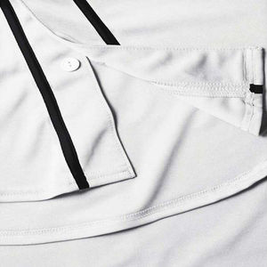 Camiseta de Béisbol Personalizada para Adultos, con Botones, Tejido de Malla Transpirable, Secado Rápido, Estampado por Transferencia Térmica, Tallas Grandes - Product Image 3