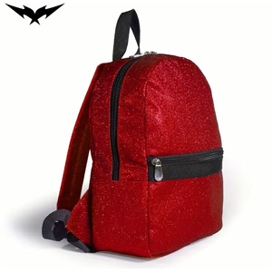 Mochila Impermeable con Diseño de Logotipo Personalizado y Material Brillante para Estudiantes, Bolsa de Baile Elegante con Respaldo Acolchado y Correas Ajustables - Product Image 5