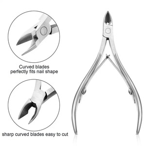 Outil de manucure en acier inoxydable en gros, coupe-ongles à lame courbée, coupe-cuticules pour peaux mortes - Product Image 2