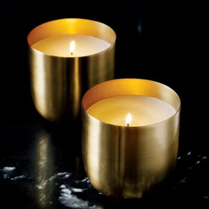 Frascos de metal vacíos para velas, suministros para fabricación de velas, fabricante mayorista, contenedores de metal para velas al por mayor - Product Image 1