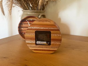 Premium Wooden <b>Table</b> <b>Clock</b> Bedside <b>Clock</b> Perfect For Reading <b>Table</b> Accessory And Workspace Desk Accessory Handcrafted From India - Product Image 2
