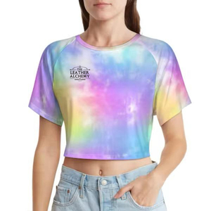 <b>High</b> Quality Plus Size Summer Eco-Friendly Breathable Women's Crop <b>Top</b> T-Shirt Made in Pakistan Women Crop T-Shirts - Product Image 1