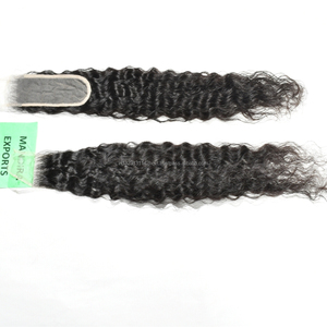Venta al por mayor 100% Natural sin procesar cutícula alineados Virgen Peruano pelo ondulado tejido Hd Cierre de encaje extensiones de cabello humano - Product Image 5