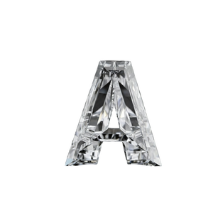 Diamante Suelto de Lujo en Forma de Letra A, DEF VVS VS1 HPHT CVD, Certificado por IGI GIA, Piedra de Joyería Cultivada en Laboratorio - Product Image 1