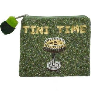 Monedero Mini de Cuentas de Vidrio Bordadas a Mano Únicas y Exclusivas, Personalizable en Color, Tamaño y Tela, Estilo Clásico MD HANDICRAFTS - Product Image 1