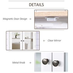 Mobile da Bagno di Lusso con Specchio Intelligente, Arredamento in Legno Massello, Colore Bianco - Product Image 4
