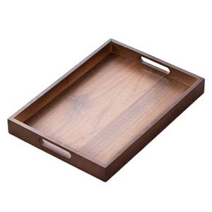 Handmade New Arrival Wooden Serving <b>Tray</b> With Adjustable Handles Latest Designed Fancy Wooden Serving <b>Tray</b> From India - Product Image 4