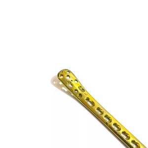 Placas medias distales de tibia estilo VOI de 35 mm, implantes ortopédicos veterinarios de titanio, juego de 10 piezas para fijación de fracturas - Product Image 4