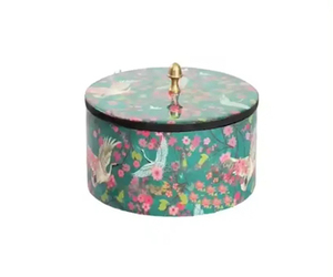 Ollas calientes de madera elegantes con esmalte y tapa redonda Cazuela de metal Premium para servir comida moderna y eventos de alta demanda - Product Image 6