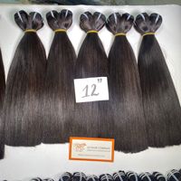 Extensions de cheveux humains Remy de qualité supérieure, 100% cheveux humains vierges, double trame, lisses et soyeux, pour salons