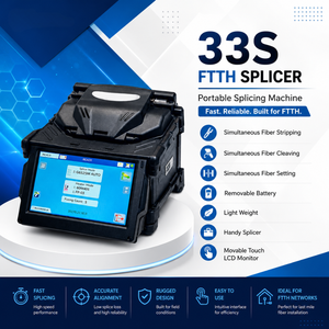 เครื่องเชื่อมแบบฟิวชั่นไฟเบอร์เดี่ยว33วินาทีอุปกรณ์ติดตั้งโทรคมนาคม - Product Image 6