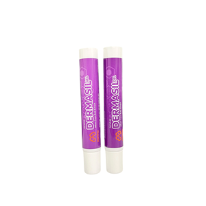 Tubo Cosmético de Plástico PE Morado con Tapa de Rosca y Punta Puntiaguda, Impresión de Logotipo Personalizado, Envase para Crema y Gel - Product Image 6