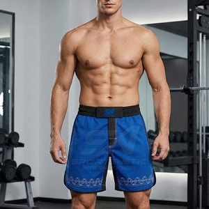MMA Training <b>Shorts</b> for Men Lightweight Quick Dry Comfortable Durable <b>Shorts</b> for <b>Grappling</b> Mixed Martial Arts Practice - Product Image 3