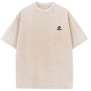 Mens <b>Acid</b> Wash Oversized T Shirt 100% Cotton 280-300 GSM Heavyweight Vintage Washed <b>Drop</b> Shoulder Streetwear Custom Logo Tee - Product Image 1