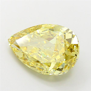 Diamante Suelto IGI Certificado, Color Amarillo Intenso, Alta Calidad, Cultivado en Laboratorio, Tipo CVD 2A, Alto Brillo, Excelente Destellos para Joyería - Product Image 2