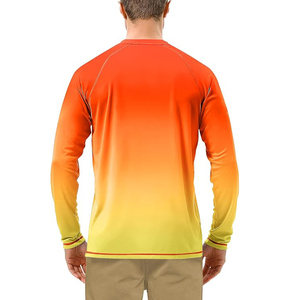 Camiseta de manga larga para hombre, cuello redondo, corte regular, color sólido, tejido de punto, estilo casual, sublimación. - Product Image 6