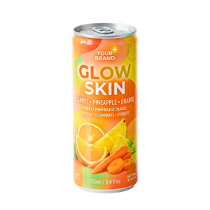 Jugo de Frutas y Verduras Prensado en Frío Tropical Glow, Piña, Manzana Verde, Apio, Limón, Bebida Enlatada de 250 ml - Product Image 3