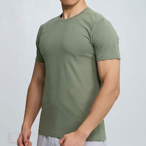 Chemises de sport pour hommes, vêtements de course, impression de logo personnalisée, vêtements de jogging, séchage rapide, évacuation de la transpiration, vêtements de fitness - Product Image 4