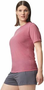 T-shirt de performance pour homme 100 % coton, anti-humidité, séchage rapide, respirant, écologique, avec logo frontal - Product Image 4