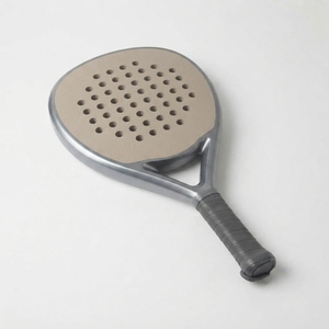 Raqueta de Pádel de Entrenamiento, Fibra de Carbono y Grafito, Ligera, Núcleo de EVA, Marco Resistente, Cara Texturizada, Empuñadura Ergonómica, Control Equilibrado - Product Image 1