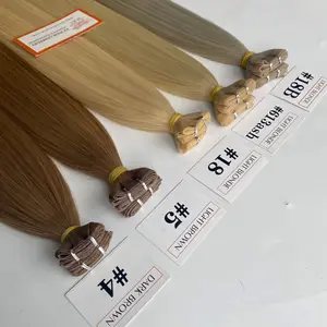 Flat Genius trama invisível trama Super Double Drawn Vietnam cabelo fornecedores Alta qualidade beleza produtos