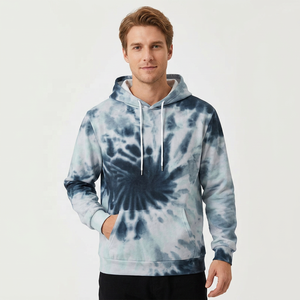 Sudadera con Capucha Unisex Tie-Dye, Manga Larga, Corte Holgado, Felpa Francesa, Estilo Casual para Otoño - Product Image 2
