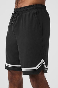 Pantalones Cortos Bermuda para Hombre, Color Sólido, Poliéster, con Cordón, Ecológicos, Estilo Urbano, Cintura Media, Transpirables, con Bolsillos Tejidos en la Parte Delantera - Product Image 3