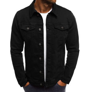 Stylish Design <b>Men's</b> Blue <b>Denim</b> <b>Jackets</b> with Custom Logo Sports-Themed Streetwear Patch on Front Jean <b>Jacket</b> for <b>Men</b> - Product Image 1