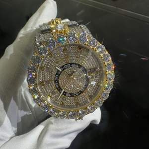 Reloj de Diamantes Cultivados en Laboratorio de Alta Calidad a Precio de Fábrica, Reloj con Diamantes Cultivados en Laboratorio DEF - Product Image 5