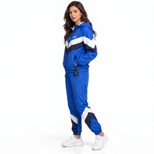 Premium <b>Women</b> <b>Windbreaker</b> Tracksuit Two Piece Jacket Trousers Set Breathable Lightweight Material Comfortable Athletic Fit - Product Image 3