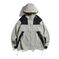 Veste coupe-vent printemps-automne respirante pour homme, vêtement de sport d'extérieur, manteau fin à capuche, logo personnalisé, MOQ flexible, fournisseur OEM