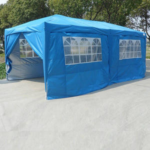 Carpa Apilable 3-6 Personas, Impermeable, de Tela Oxford con Estructura de Hierro, para Exposiciones, Eventos, Publicidad y Protección Solar - Product Image 4
