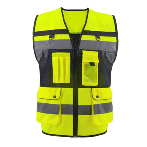Derniers modèles de gilets haute visibilité pour hommes, respirants, confortables, très demandés, style sans manches, tendance, à prix raisonnable. - Product Image 1