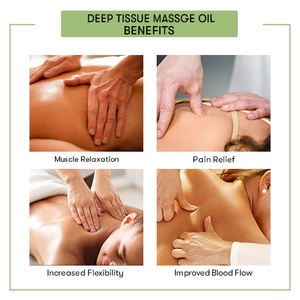 Huile de massage de haute qualité pour les tissus profonds, huiles de massage pour soulager le stress, obtenez une huile de massage aux herbes 100% naturelle, huile d'aromathérapie - Product Image 2