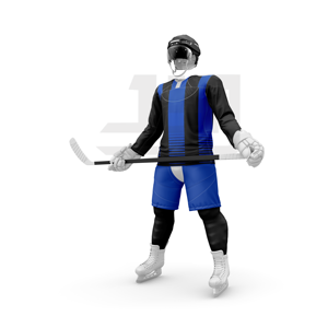 Uniforme de hockey sur glace imprimé avec broderie 3D, tissu antibactérien, vêtements de sport personnalisés pour l'équipe, pour les entraînements, les tournois, les matchs de ligue - Product Image 2