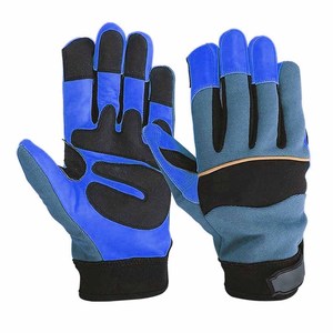 Gants de mécanicien en cuir de mouton renforcé, résistants, doux et confortables, pour la protection au travail industriel - Product Image 3