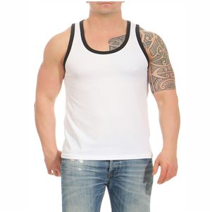 Débardeur en maille tricotée en polyester personnalisé pour la musculation et le fitness masculin, broderie, séchage rapide, étiquettes personnalisées - Product Image 3