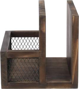 Porta Servilletas Estilo Rústico Multifuncional con Salero y Pimentero para Decoración de Mesa de Cocina - Product Image 3