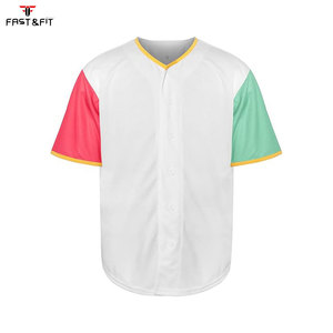 เสื้อเบสบอลทีมแบบกำหนดเอง เสื้อกีฬาระบายอากาศได้ดี - Product Image 6