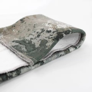 Serviettes de sport personnalisées imprimées, bord côtelé, design plié, douces, absorbantes, extensibles dans quatre sens, 100 % coton, pour la gym - Product Image 2