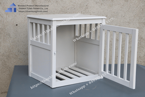 Wooden Pet House With Steel Roof For Medium Dogs Outdoor Use Classic Style Durable Construction Made in VietNam - Product Image 4