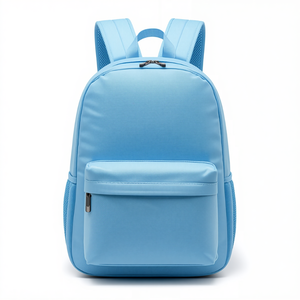 Sac à dos scolaire léger bleu ciel, confortable, pour étudiants, avec un grand espace de rangement, vente en gros - Product Image 1