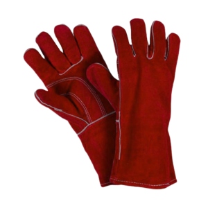 Gants de soudage en cuir de vachette pleine fleur haute performance, protection industrielle robuste pour les mains, gants de pompier - Product Image 5