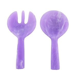 Cucharas de Resina para Cena y Ensalada, Hechas a Mano, Clásicas, Ecológicas, con Acabado Espejo, Mango Personalizado, para Fiestas - Product Image 4