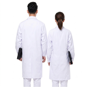 Uniformes de Hospital de Manga Larga Más Vendidos, Ropa de Trabajo Personalizable para Hombres, Técnicos de Laboratorio, Trabajadores de Fábricas de Alimentos, Farmacéuticos - Product Image 5